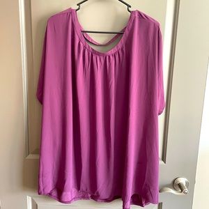 Loft purple shell blouse